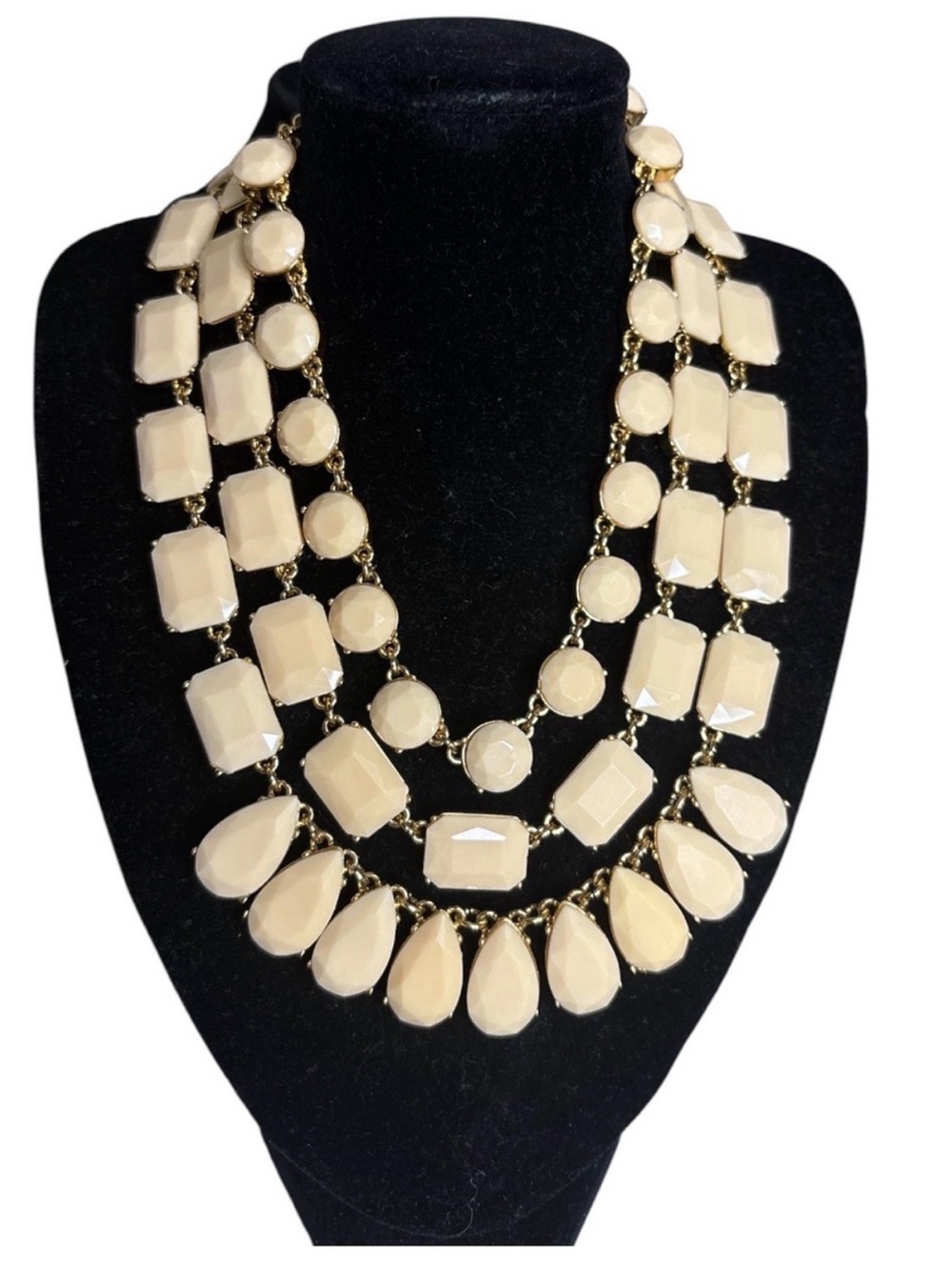 kate spade Cream Multi-Strand Statement Necklace